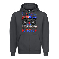 Smoke all american boy Zipper Hoodie - HRA Design Shop