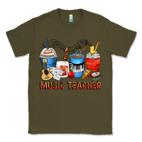 Army Green music teacher coffee cups Classic Tee - Zillion Design Studio