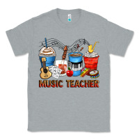 Heather Grey music teacher coffee cups Classic Tee - Zillion Design Studio