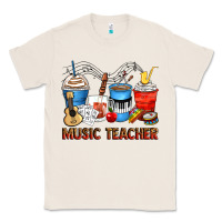 Natural music teacher coffee cups Classic Tee - Zillion Design Studio