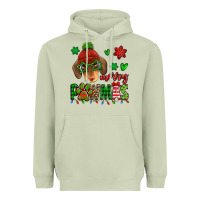 Matcha merry pawmas christmas dachshund Heavyweight Hoodie - Jasminsmagicworld