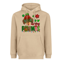 Mushroom merry pawmas christmas dachshund Heavyweight Hoodie - Jasminsmagicworld