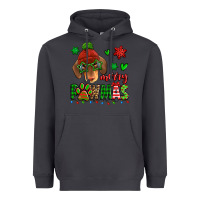 Smoke merry pawmas christmas dachshund Heavyweight Hoodie - Jasminsmagicworld