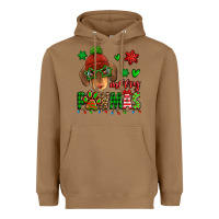 Toasted Coconut merry pawmas christmas dachshund Heavyweight Hoodie - Jasminsmagicworld