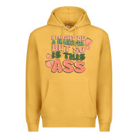 Mustard i might be a handful but so is this ass Premium Hoodie - MaliasSmallBusiness