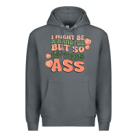 Rock i might be a handful but so is this ass Premium Hoodie - MaliasSmallBusiness