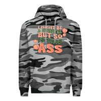 Slate Camo i might be a handful but so is this ass Premium Hoodie - MaliasSmallBusiness
