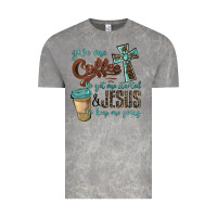 Give Me Coffee To Get Me Started & Jesus To Keep Me Going Vintage Tee | Teevron