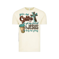 Vintage Arctic give me coffee to get me started & jesus to keep me going Vintage Tee - BarkalooDesign