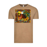 Vintage Coffee western horse and sunflower Vintage Tee - RanaPortraitStore