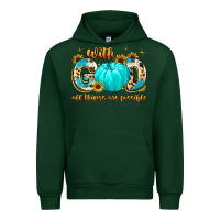 Forest Green with god all things are possible Urban Hoodie - MaliasSmallBusiness
