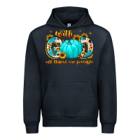 Navy with god all things are possible Urban Hoodie - MaliasSmallBusiness