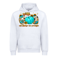 White with god all things are possible Urban Hoodie - MaliasSmallBusiness