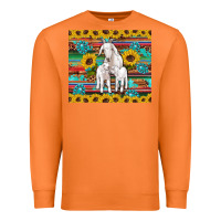 Carrot goats mom and baby sunflowers gemstones serape leopard glitter wooden Premium Sweatshirt - Artiststas
