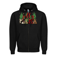 Black jolly mama Zipper Hoodie - FaDigitalArtStudio
