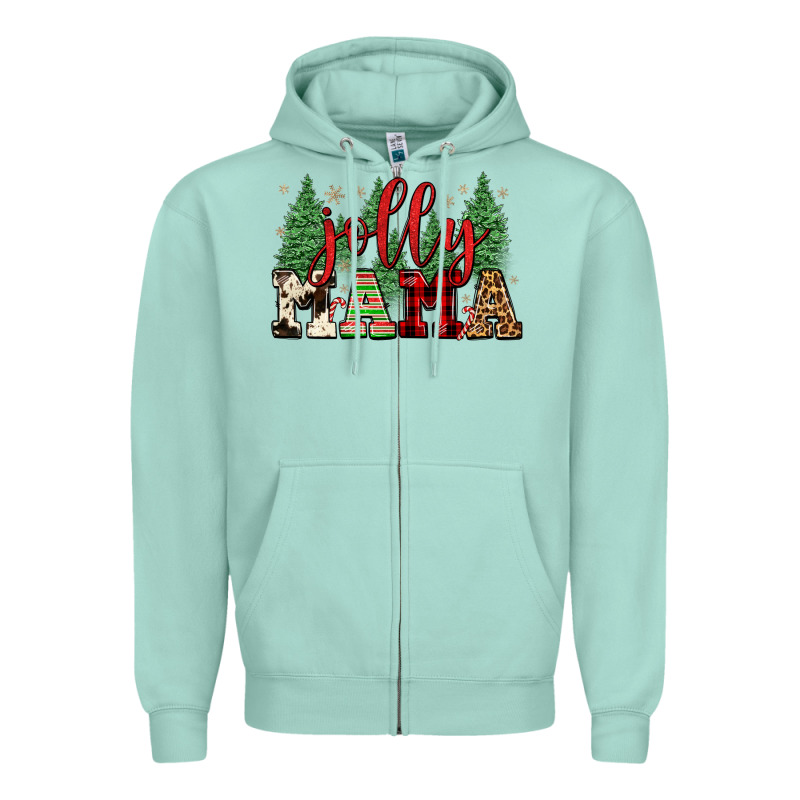 Jolly Mama Zipper Hoodie by FaDigitalArtStudio | Teevron