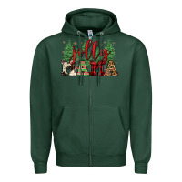Sports Green jolly mama Zipper Hoodie - FaDigitalArtStudio