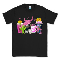 Black neon western coffee cups Classic Tee - Zillion Design Studio