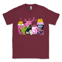 Burgundy neon western coffee cups Classic Tee - Zillion Design Studio