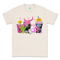 Natural neon western coffee cups Classic Tee - Zillion Design Studio