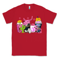 Red neon western coffee cups Classic Tee - Zillion Design Studio