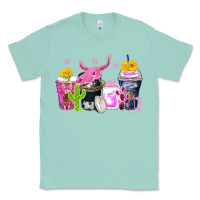 Seafoam neon western coffee cups Classic Tee - Zillion Design Studio