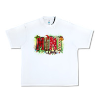 White mimi claus Urban Heavy Tee - Zillion Design Studio