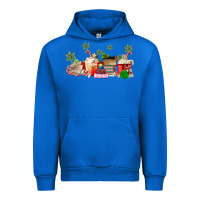 Cobalt Christmas coffee Urban Hoodie - MaliasSmallBusiness