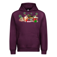 Mauve Wine Christmas coffee Urban Hoodie - MaliasSmallBusiness