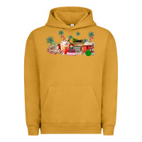 Pigment Peanut Butter Christmas coffee Urban Hoodie - MaliasSmallBusiness