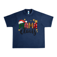 Navy mama Claus Christmas Urban Heavy Tee - BarkalooDesign
