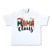 White mama Claus Christmas Urban Heavy Tee - BarkalooDesign