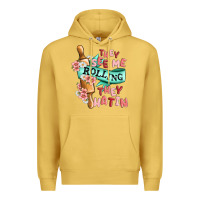 Antique Gold they see me rolling they hatin Premium Hoodie - MaliasSmallBusiness