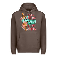 Coffee they see me rolling they hatin Premium Hoodie - MaliasSmallBusiness