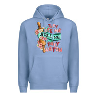 Colony Blue they see me rolling they hatin Premium Hoodie - MaliasSmallBusiness