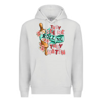 Dove Grey they see me rolling they hatin Premium Hoodie - MaliasSmallBusiness