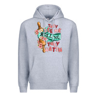 Heather Grey they see me rolling they hatin Premium Hoodie - MaliasSmallBusiness