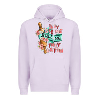 Lilac they see me rolling they hatin Premium Hoodie - MaliasSmallBusiness