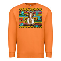 Carrot goat sunflowers gemstones serape leopard glitter Premium Sweatshirt - Artiststas