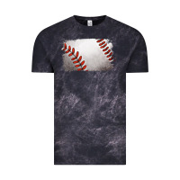 Cloud Black baseball brushstroke Vintage Tee - RanaPortraitStore