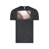 Vintage Black baseball brushstroke Vintage Tee - RanaPortraitStore