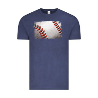 Vintage Denim baseball brushstroke Vintage Tee - RanaPortraitStore