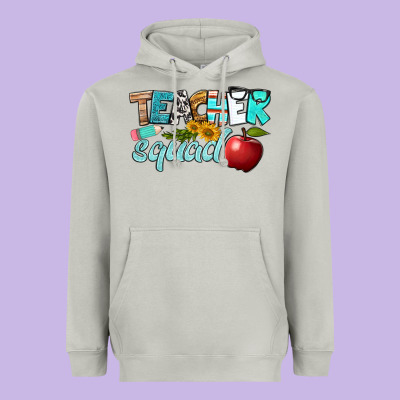 Teacher Squad Heavyweight Hoodie Designed By Bundleandbundleshop