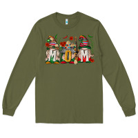 Army Green Mexican Mom Gnome Long Sleeve Tee - texasbilliewilder