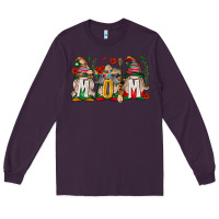 Plum Mexican Mom Gnome Long Sleeve Tee - texasbilliewilder