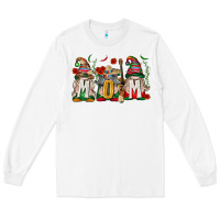 White Mexican Mom Gnome Long Sleeve Tee - texasbilliewilder