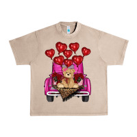 French Oak Valentine's day tedybear truck Urban Heavy Tee - RanaPortraitStore