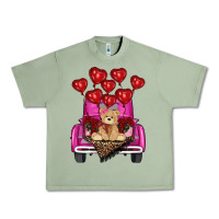 Oil Green Valentine's day tedybear truck Urban Heavy Tee - RanaPortraitStore