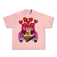 Salmon Valentine's day tedybear truck Urban Heavy Tee - RanaPortraitStore