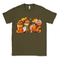Army Green pumpkin spice latte coffee cups Classic Tee - Zillion Design Studio